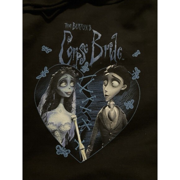 CORPSE BRIDE Licensed Adult Pullover Hooded Sweatshirt Hoodie Size M MEDIUM - Picture 11 of 14